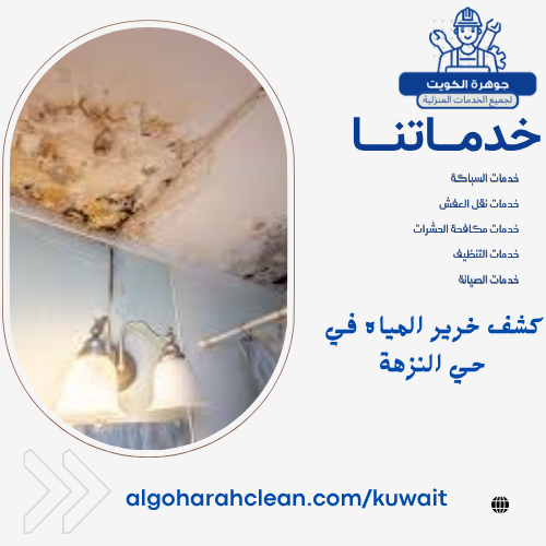 كشف خرير المياه في حي النزهة كشف خرير المياه في حي النزهة