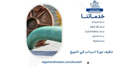 تنظيف جورة السرداب في الشويخ