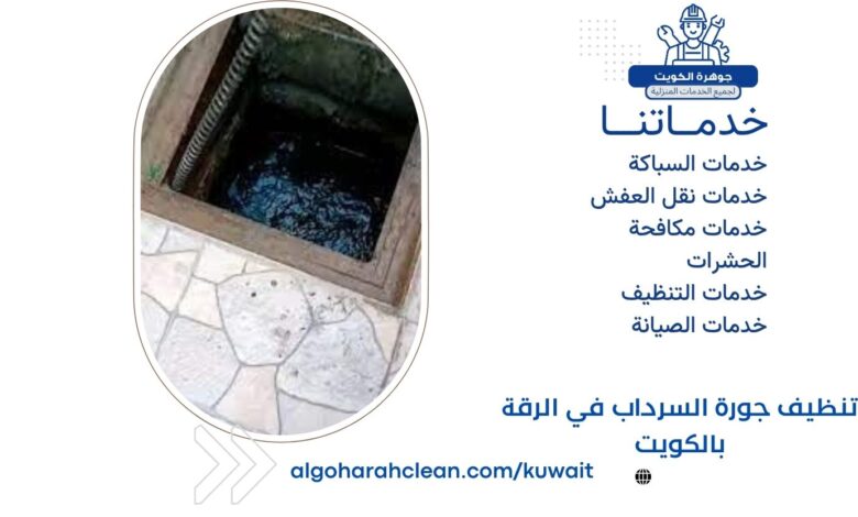 تنظيف جورة السرداب في الرقة بالكويت