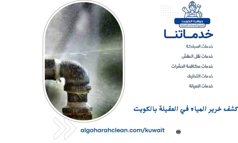 كشف خرير المياه في العقيلة بالكويت