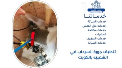 تنظيف جورة السرداب في الشعيبة بالكويت