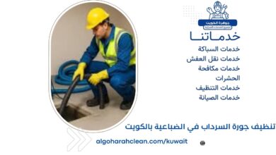 تنظيف جورة السرداب في الضباعية بالكويت