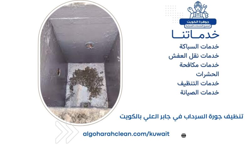 تنظيف جورة السرداب في جابر العلي بالكويت