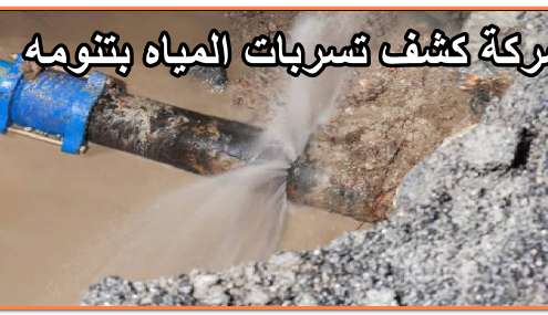 شركة كشف تسربات المياه بتنومه
