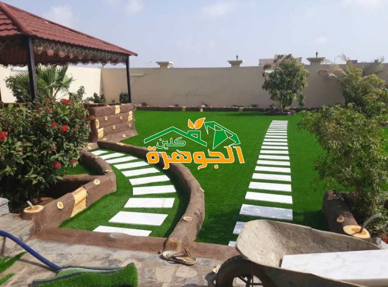 تصميم حدائق فلل خليجية بخميس مشيط