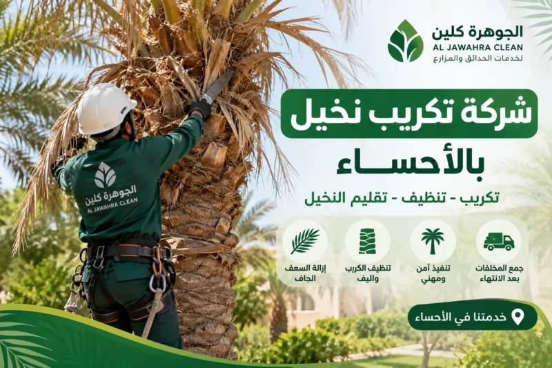 شركة تكريب نخيل بالأحساء 0566848532
