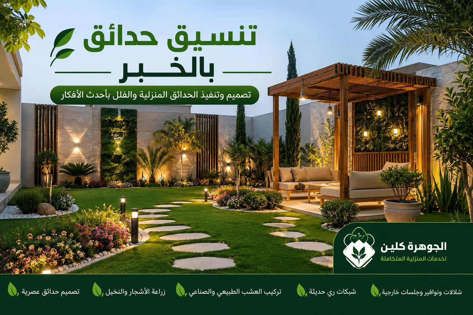 شركة تنسيق حدائق بالخبر للايجار