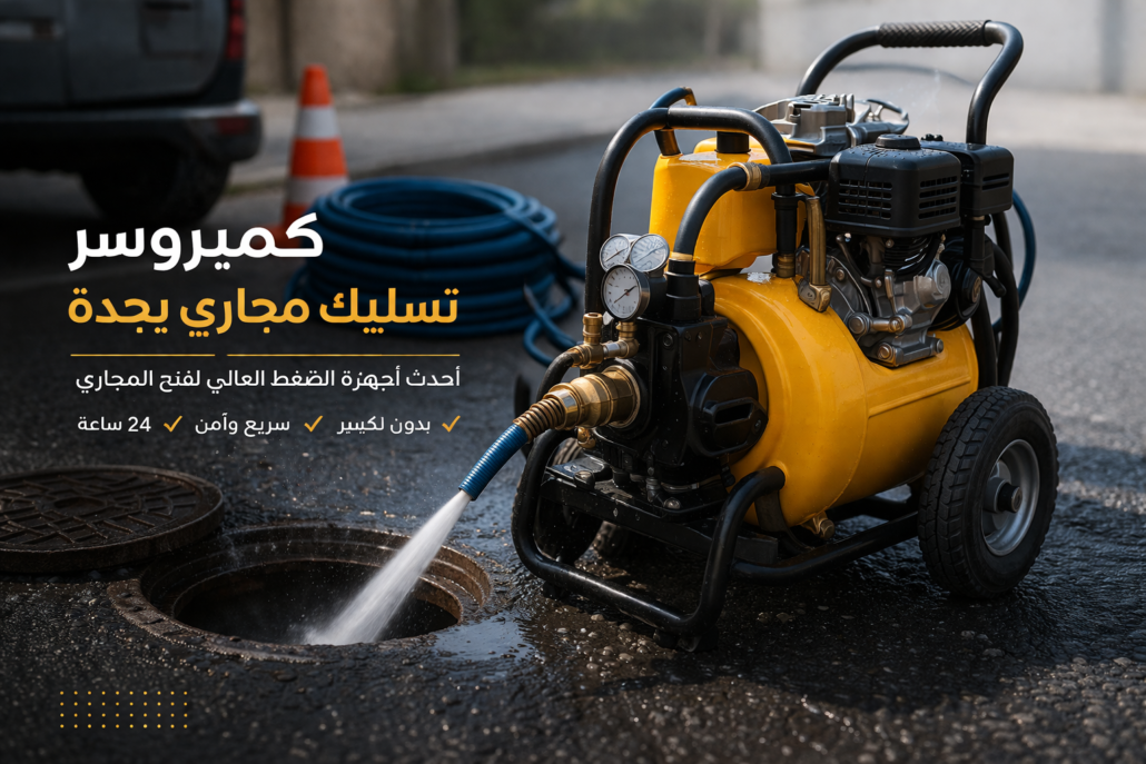 كمبروسر تسليك مجاري بجدة