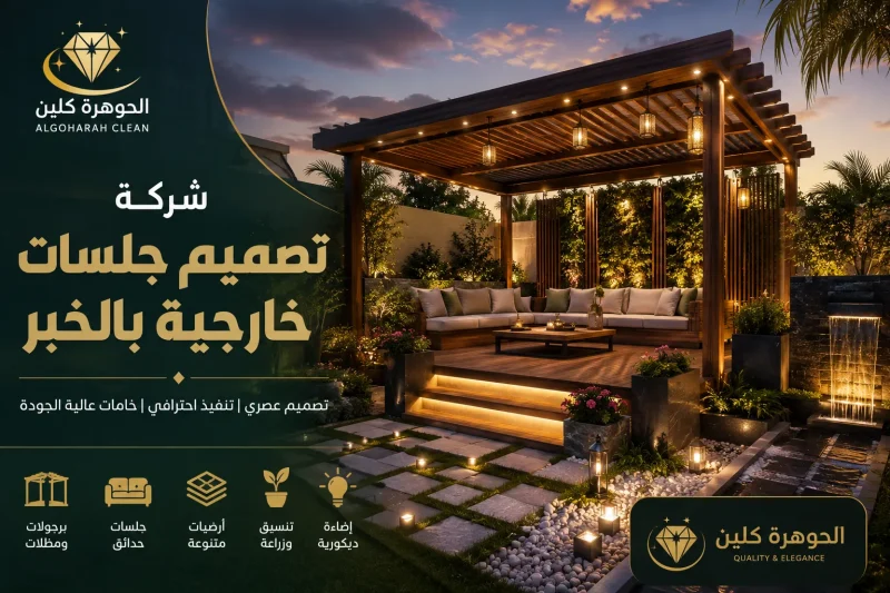 شركة تصميم جلسات خارجية بالخبر 0568684410
